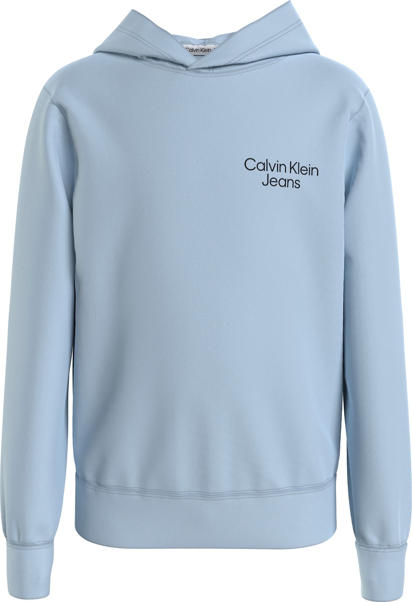 Calvin Klein Mikina světlemodrá / černá