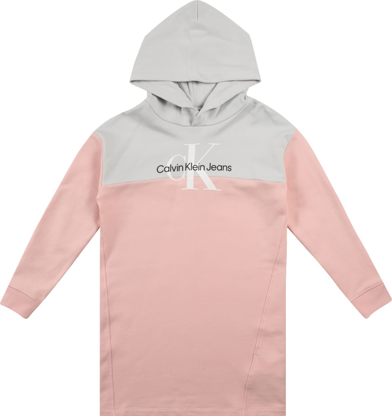 Calvin Klein Jeans Šaty šedá / pink / černá / bílá