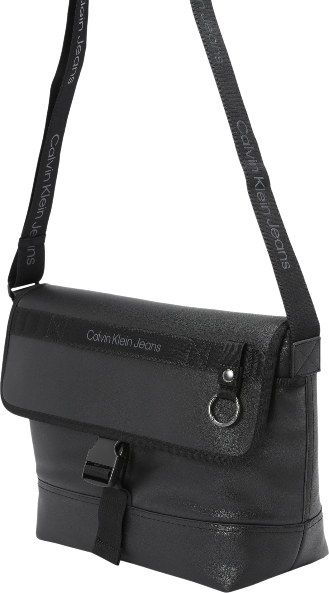 Calvin Klein Jeans Taška přes rameno světle šedá / černá
