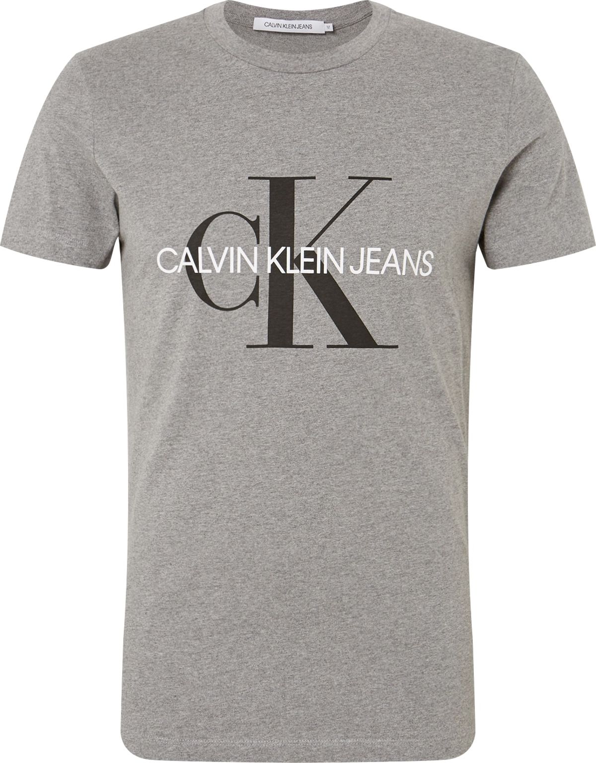 Calvin Klein Jeans Tričko šedá / černá / bílá