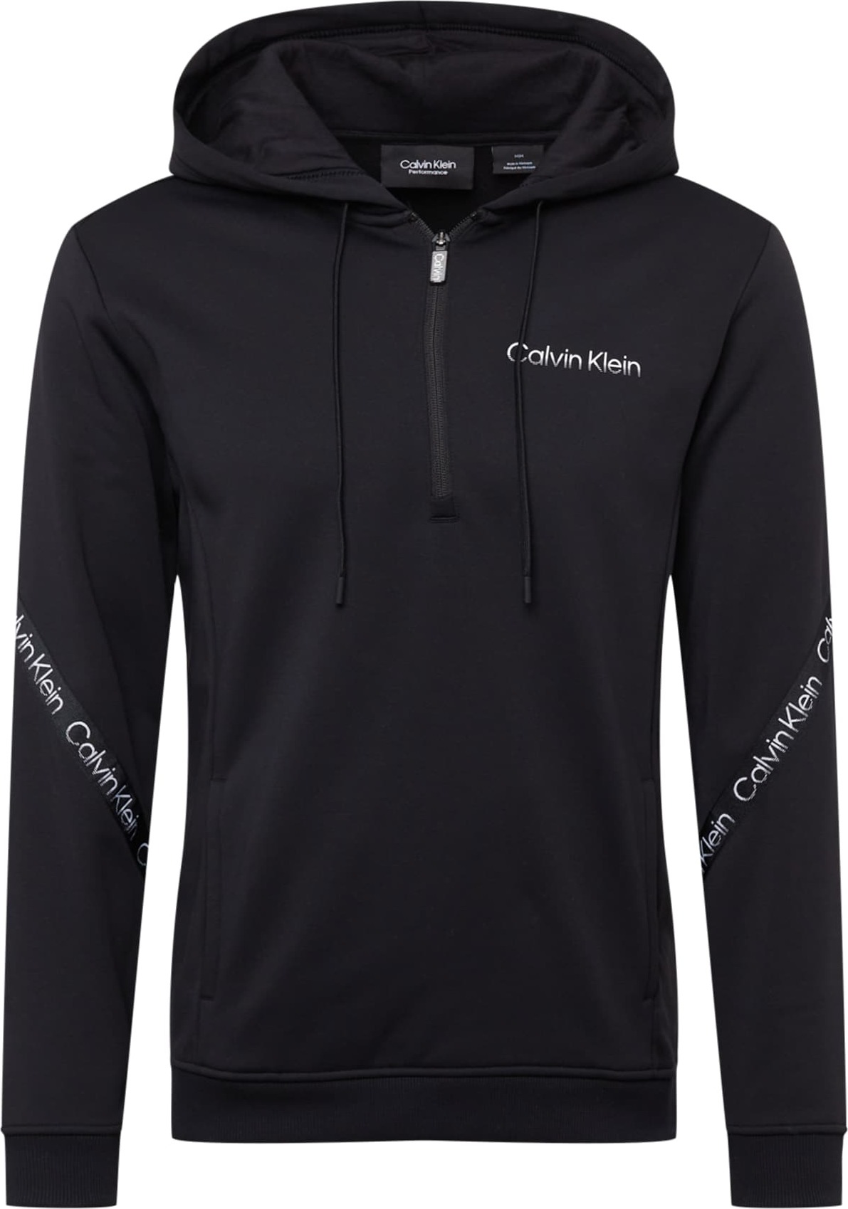 Calvin Klein Sport Sportovní mikina černá / bílá