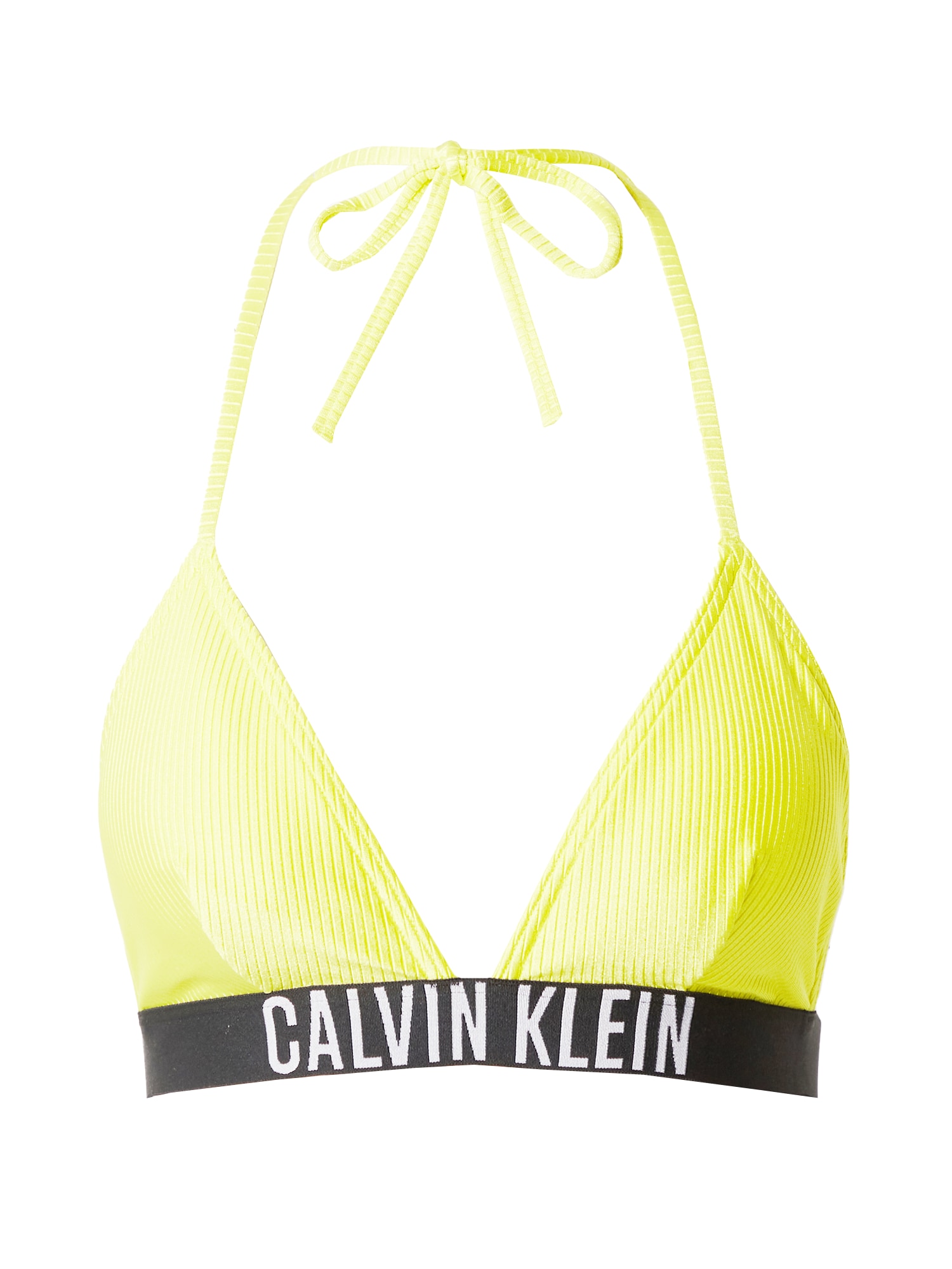 Calvin Klein Swimwear Horní díl plavek žlutá / černá / bílá