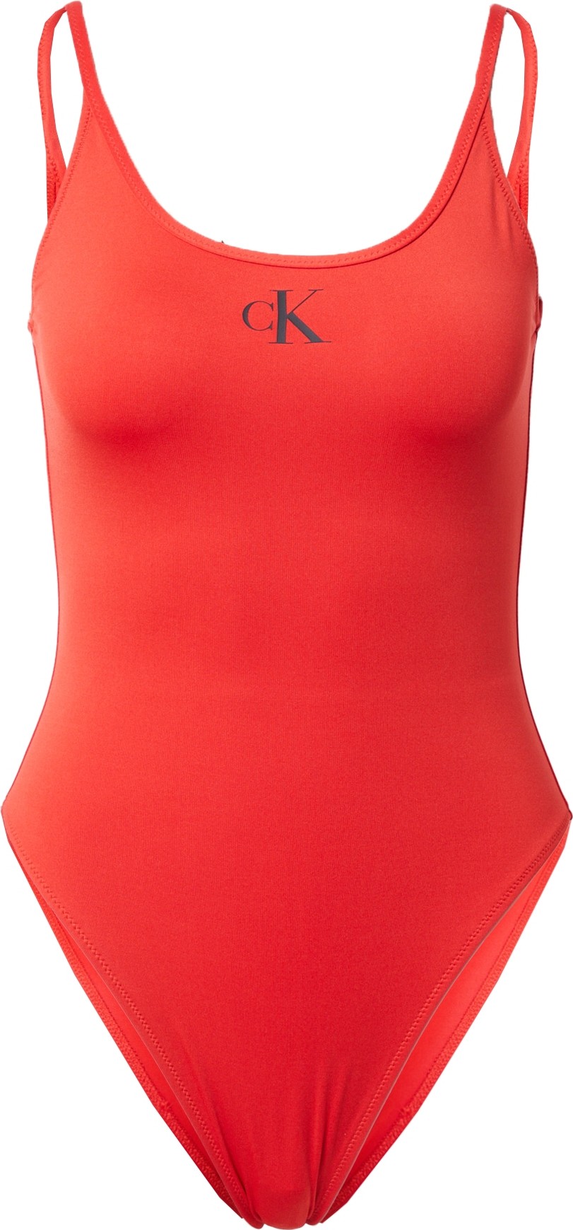 Calvin Klein Swimwear Plavky červená / černá
