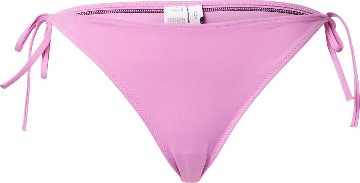 Calvin Klein Swimwear Spodní díl plavek pink / černá / bílá