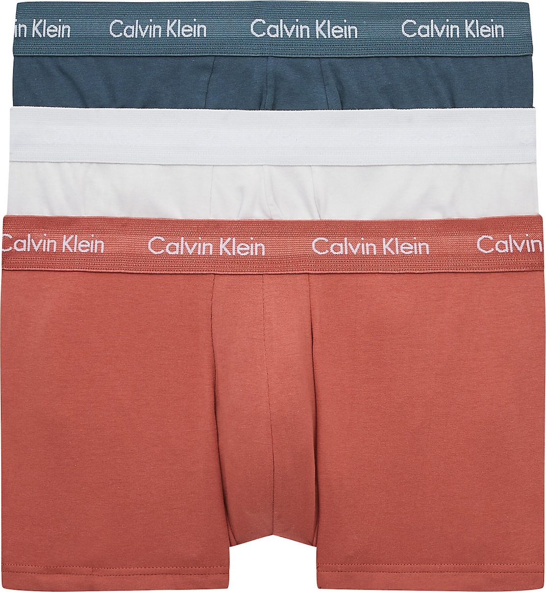 Calvin Klein Underwear Boxerky chladná modrá / pastelově červená / bílá