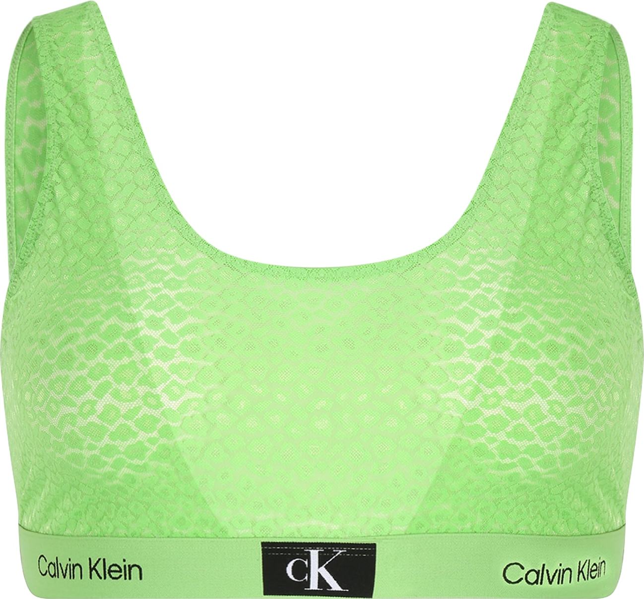 Calvin Klein Underwear Plus Podprsenka jablko / černá / bílá