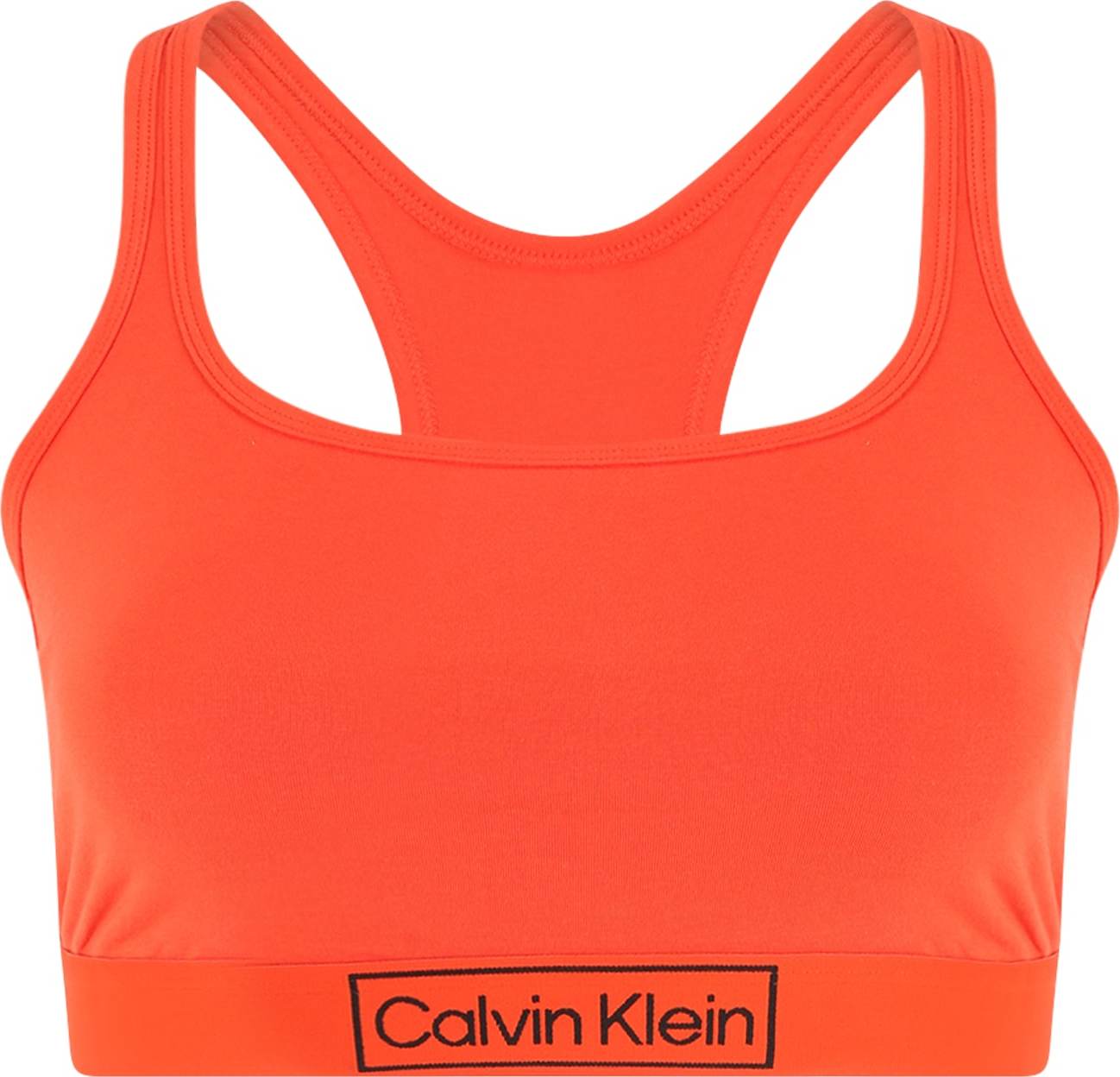 Calvin Klein Underwear Plus Podprsenka oranžově červená / černá