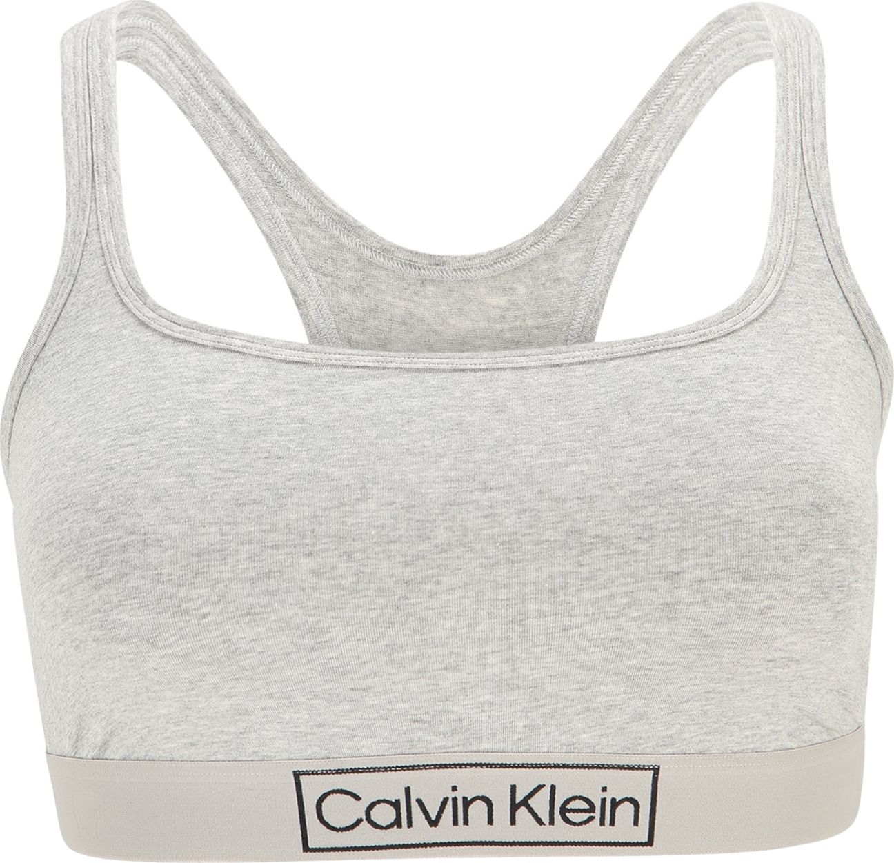 Calvin Klein Underwear Plus Podprsenka šedá / černá