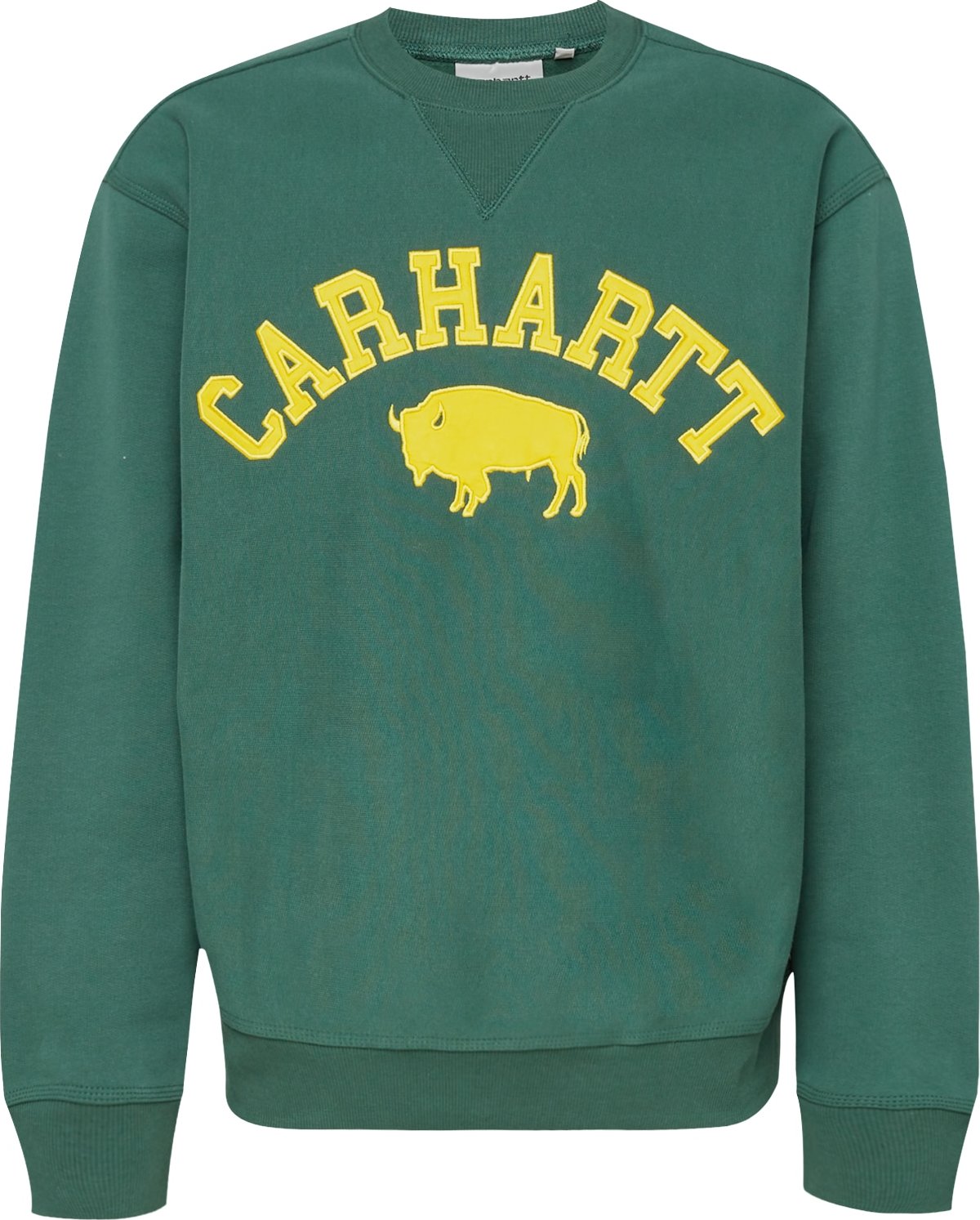 Carhartt WIP Mikina žlutá / smaragdová