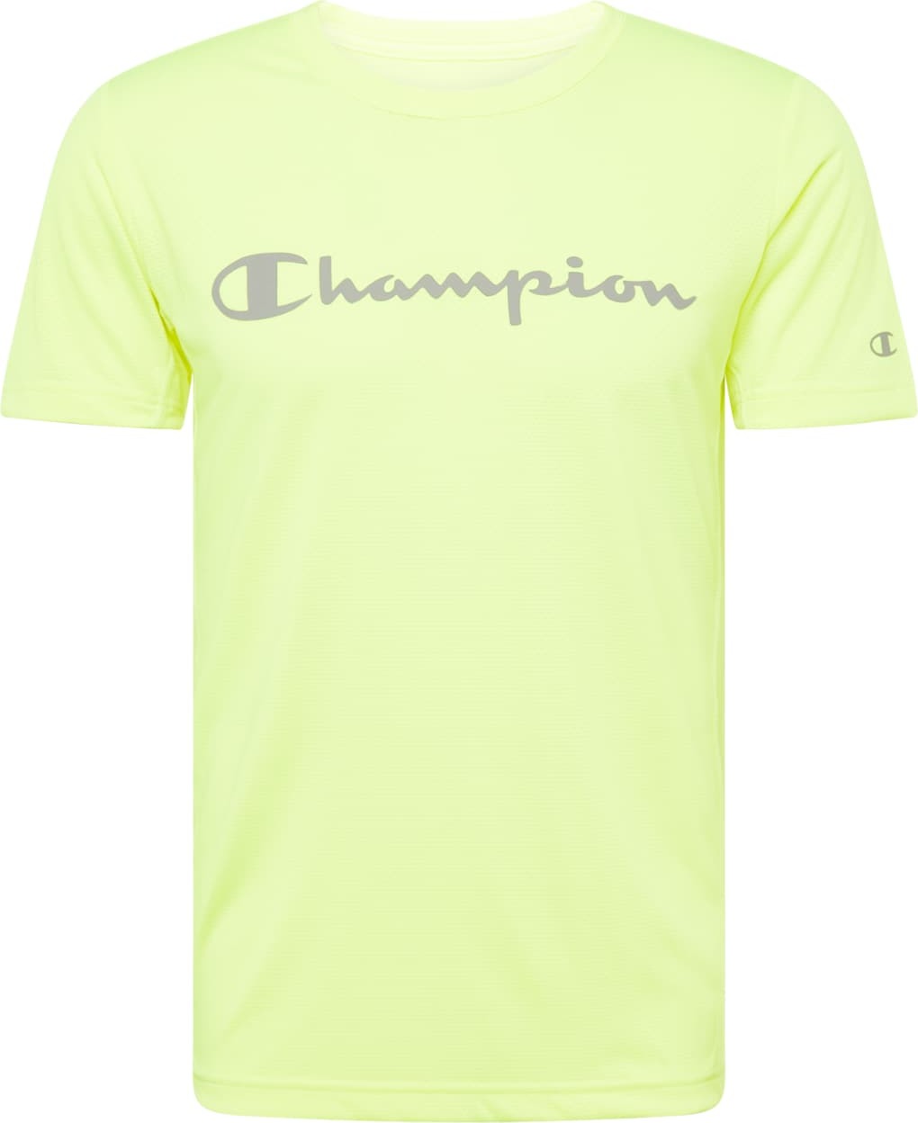 Champion Authentic Athletic Apparel Funkční tričko limone / tmavě šedá