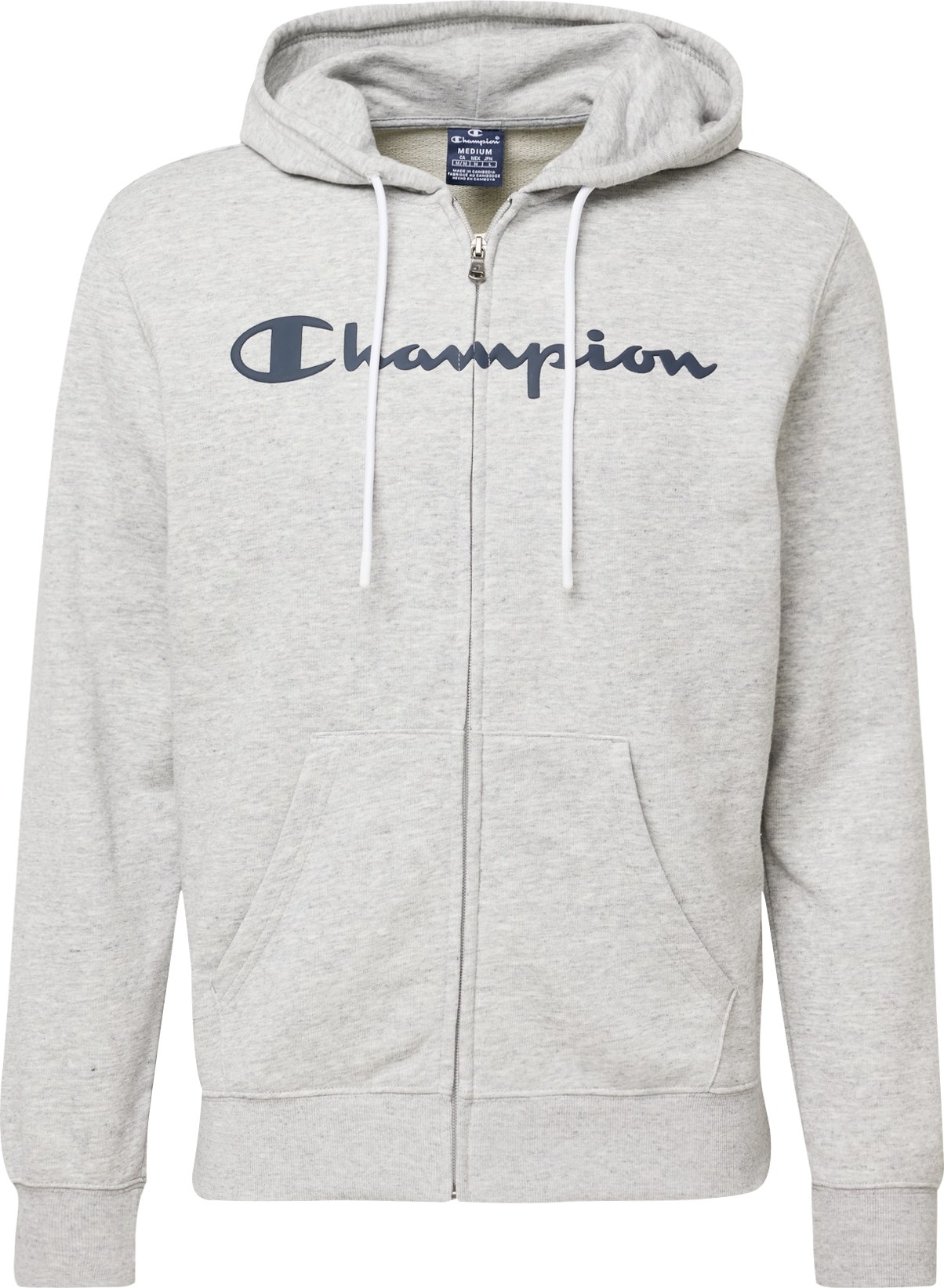 Champion Authentic Athletic Apparel Mikina enciánová modrá / šedý melír