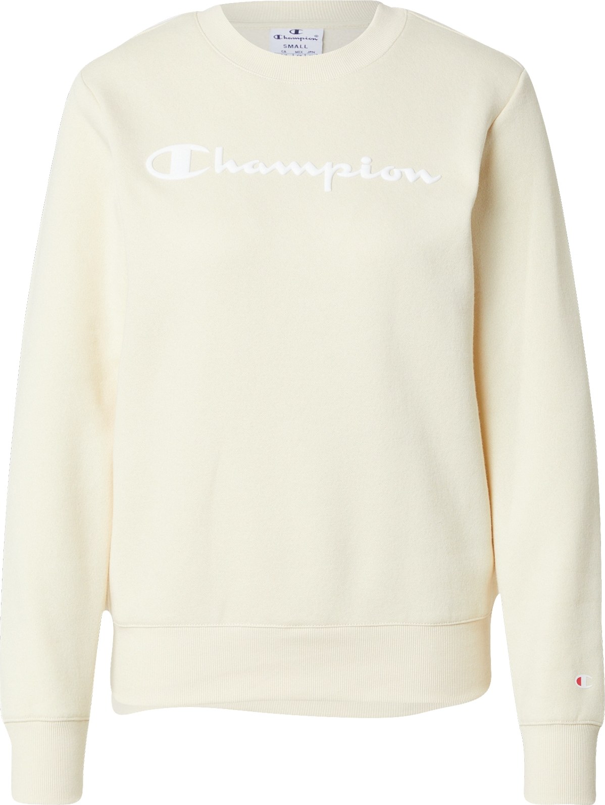 Champion Authentic Athletic Apparel Mikina pastelově žlutá / bílá