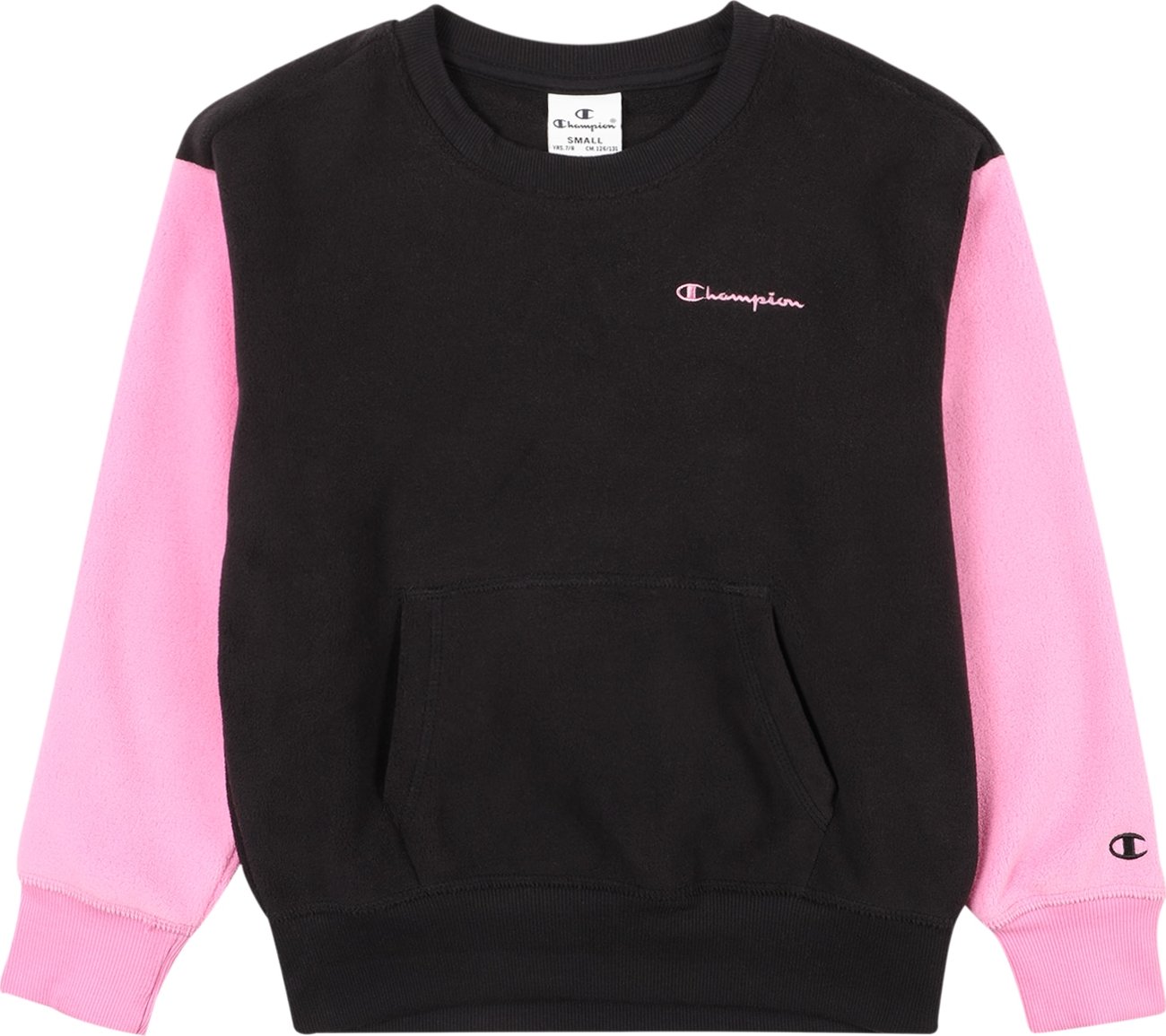 Champion Authentic Athletic Apparel Mikina pink / černá