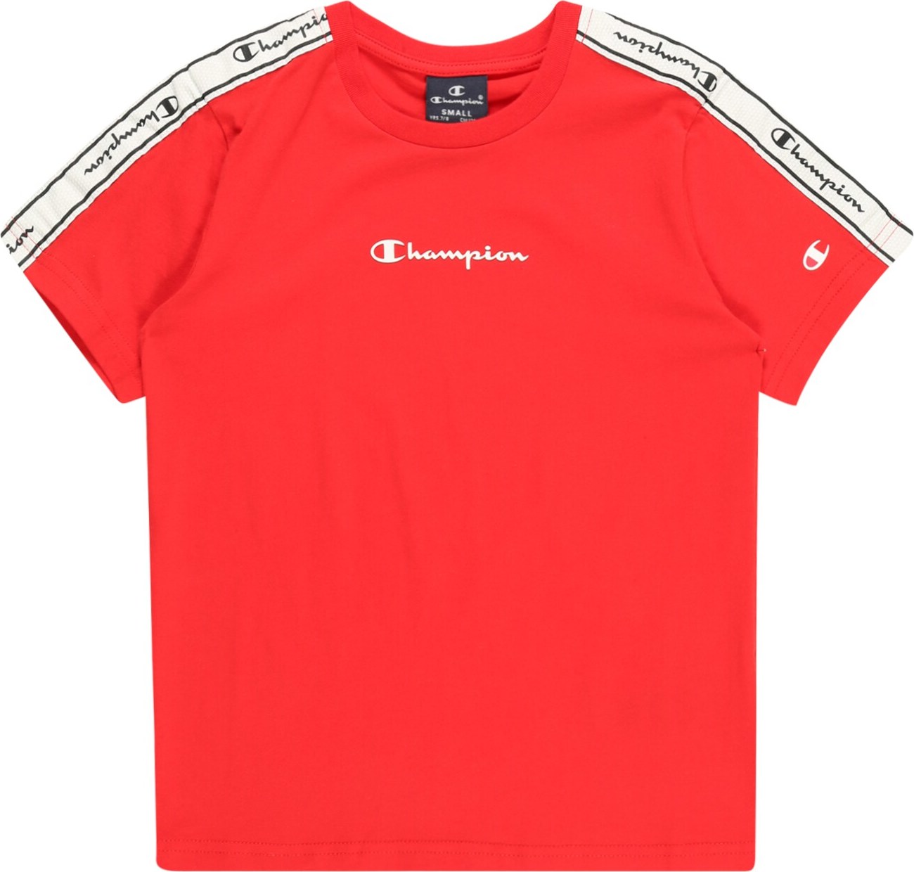 Champion Authentic Athletic Apparel Tričko červená / černá / bílá