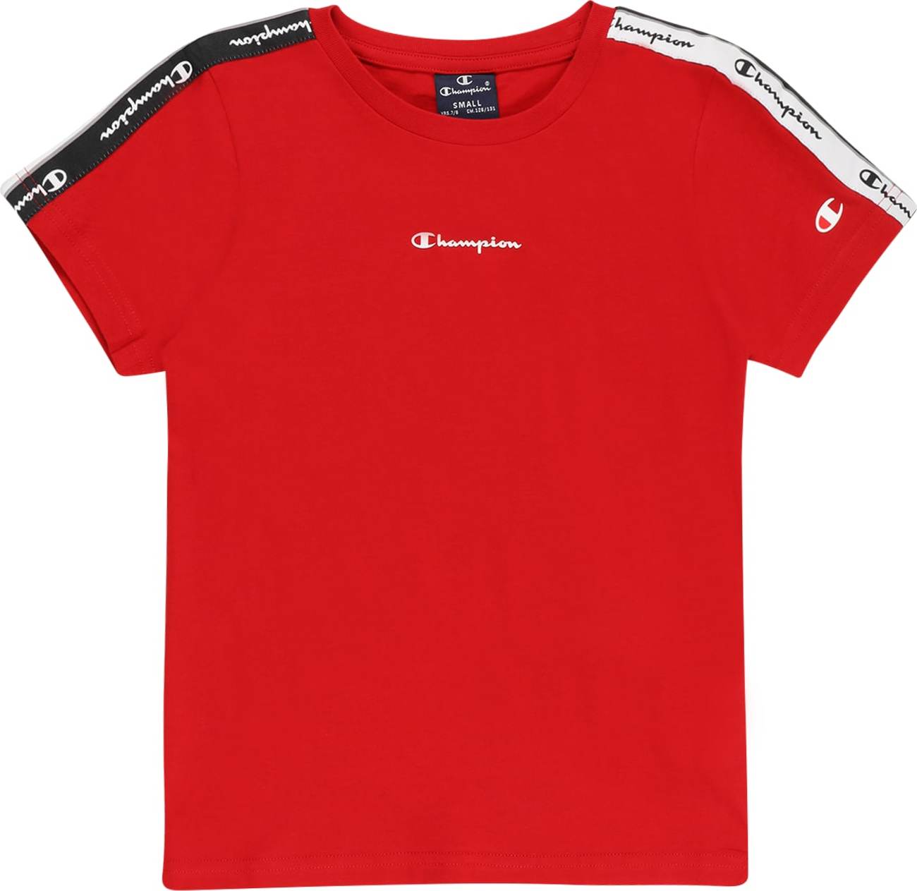 Champion Authentic Athletic Apparel Tričko červená / černá / bílá