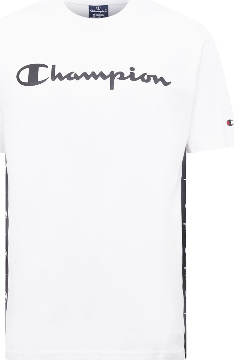 Champion Authentic Athletic Apparel Tričko červená / černá / offwhite