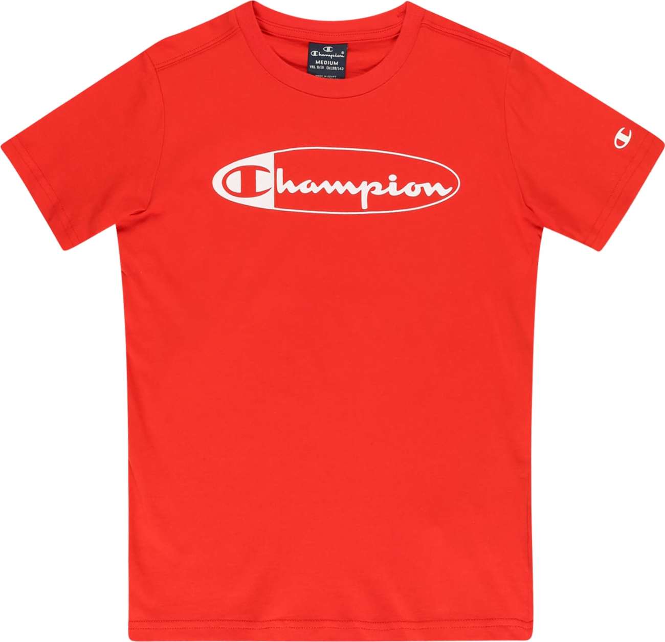 Champion Authentic Athletic Apparel Tričko jasně červená / bílá