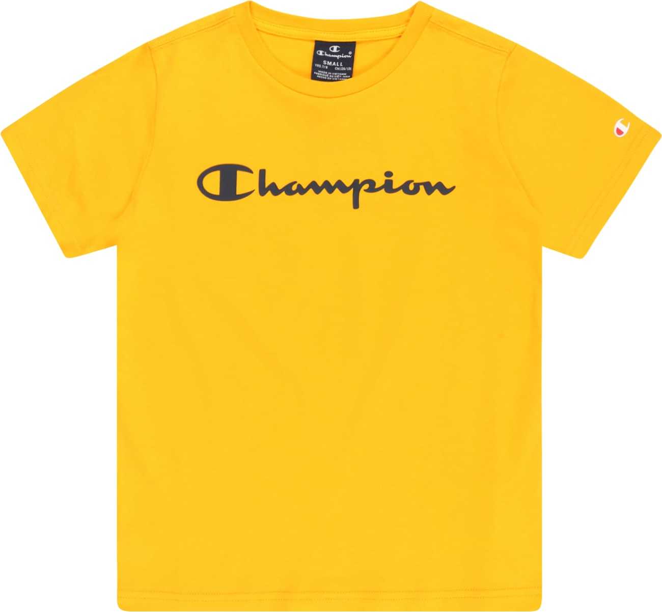 Champion Authentic Athletic Apparel Tričko marine modrá / žlutá