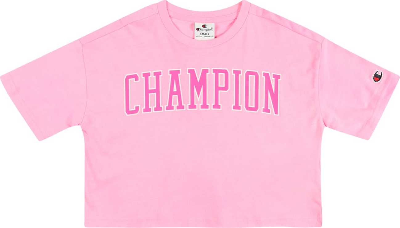 Champion Authentic Athletic Apparel Tričko modrá / pink / světle růžová / bílá