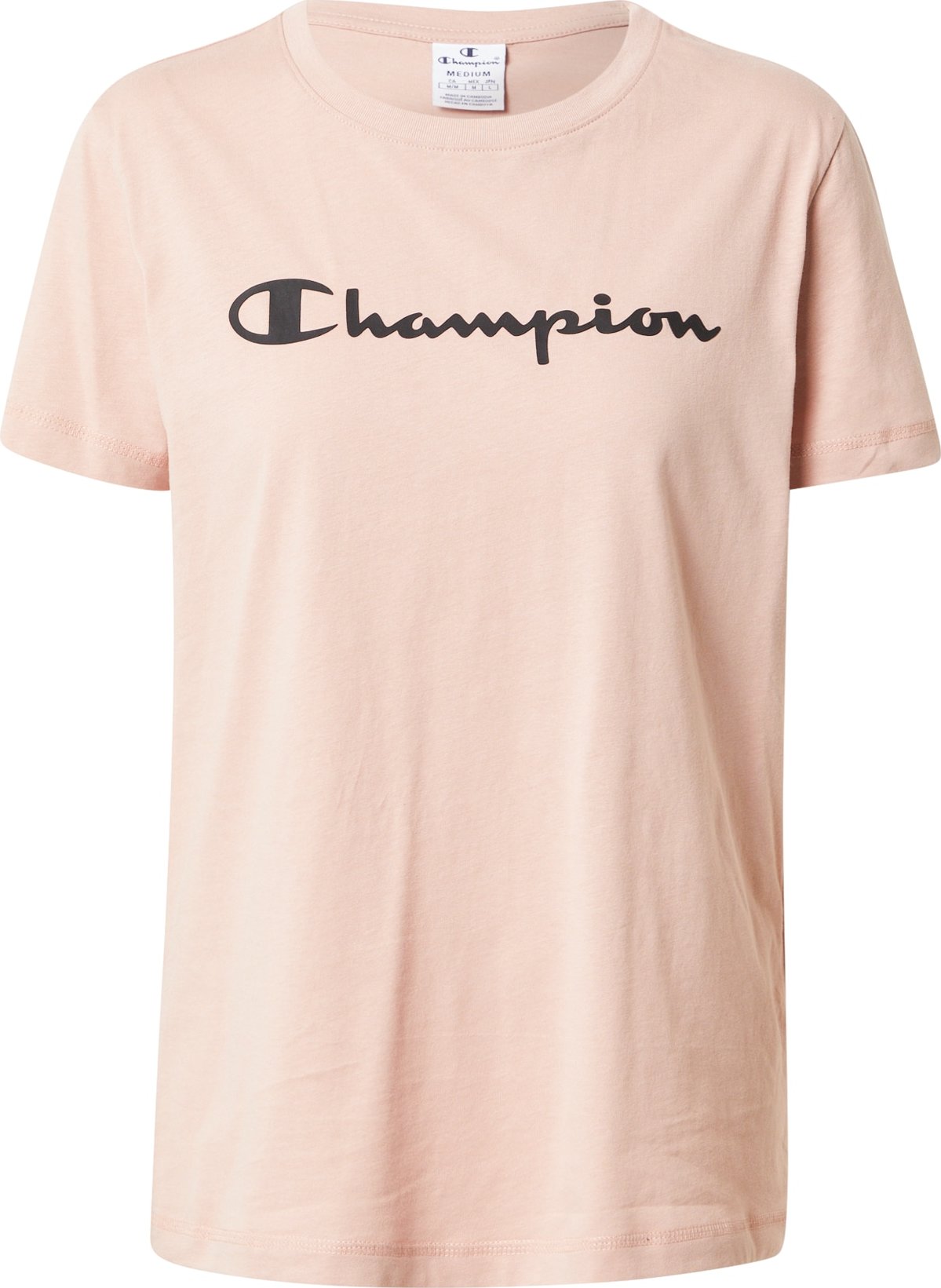 Champion Authentic Athletic Apparel Tričko růžová / černá