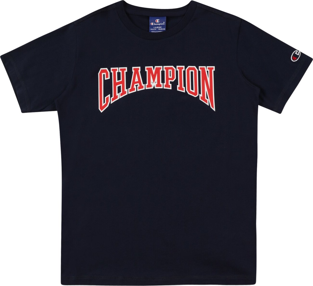 Champion Authentic Athletic Apparel Tričko tmavě modrá / červená / bílá