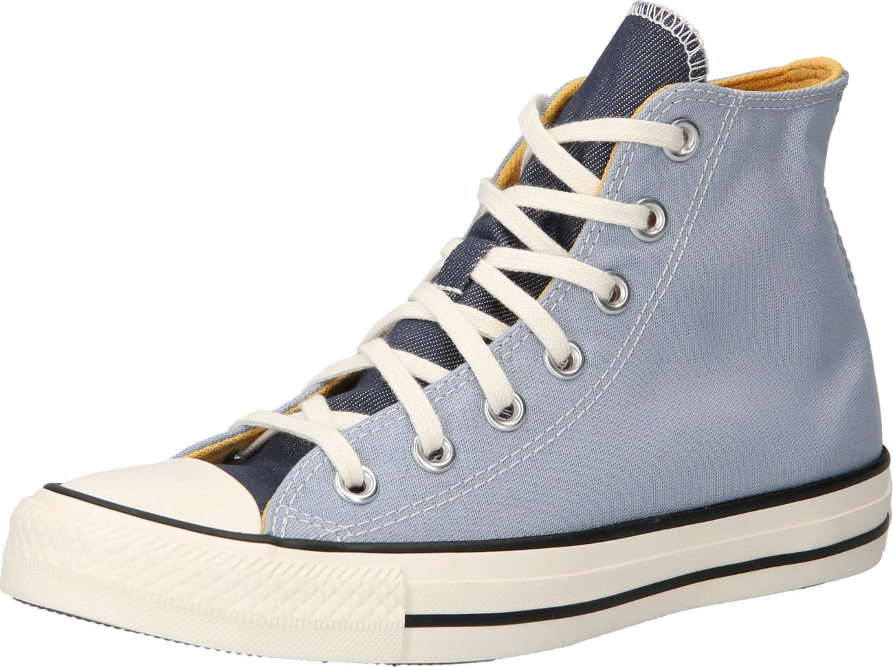 CONVERSE Kotníkové tenisky 'Chuck Taylor All Star' námořnická modř / chladná modrá / žlutá / růžová