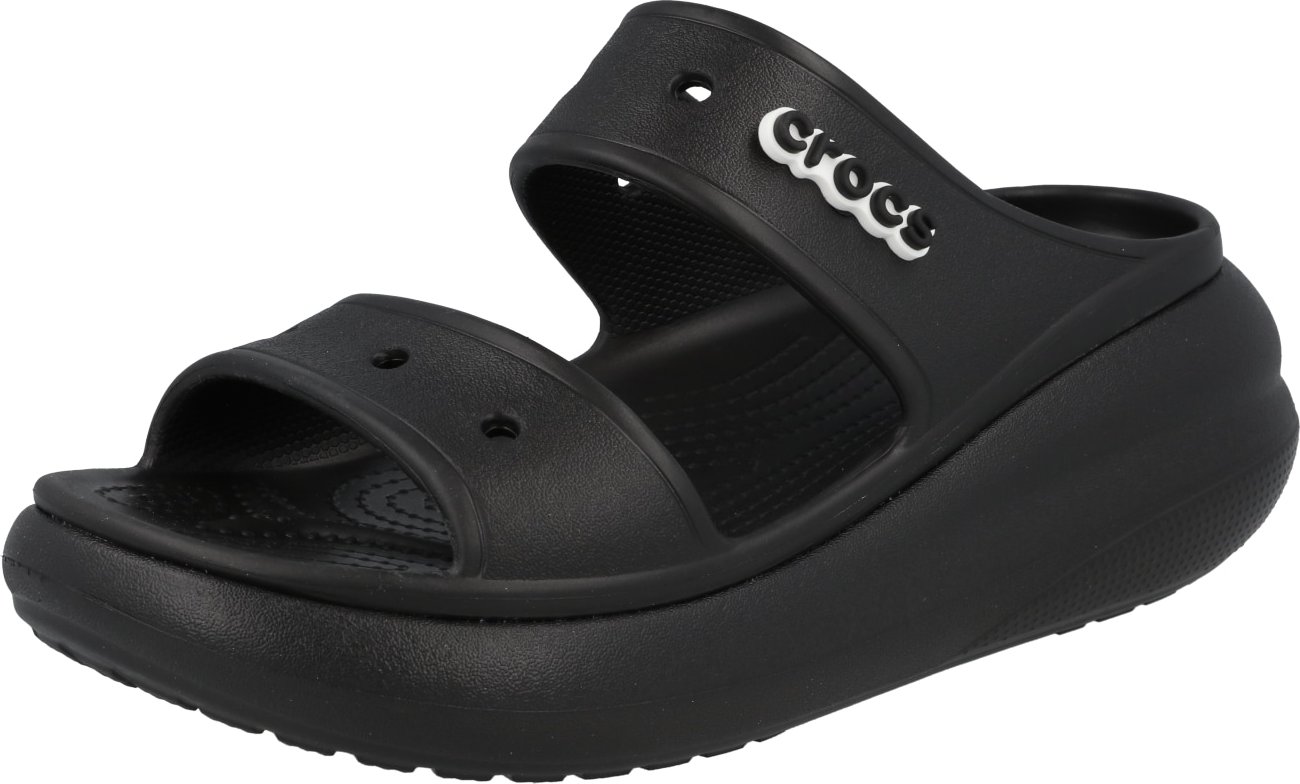 Crocs Pantofle černá / bílá