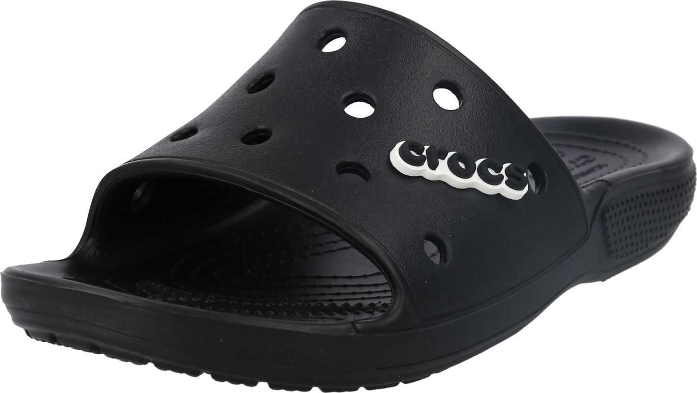 Crocs Pantofle černá / bílá