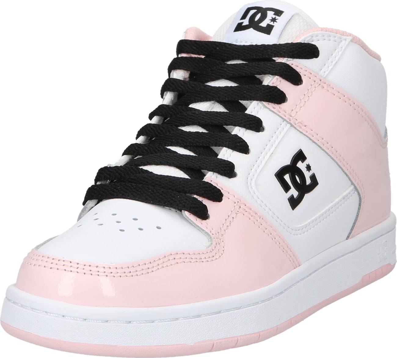 DC Shoes Kotníkové tenisky 'MANTECA' růžová / černá / bílá