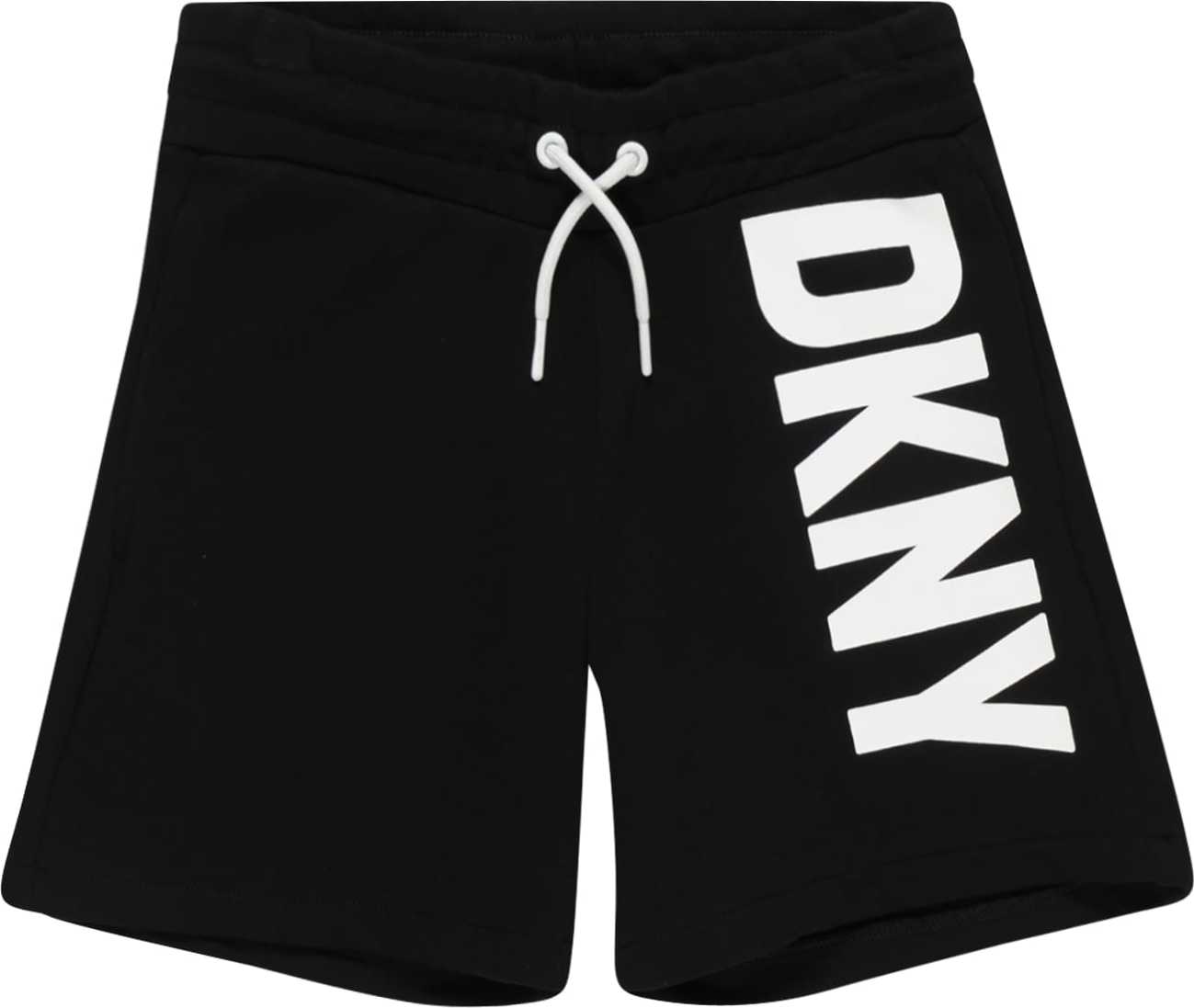 DKNY Kalhoty černá / bílá