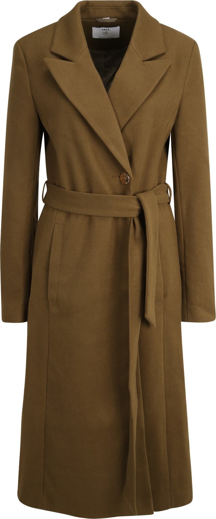 Dorothy Perkins Tall Přechodný kabát khaki