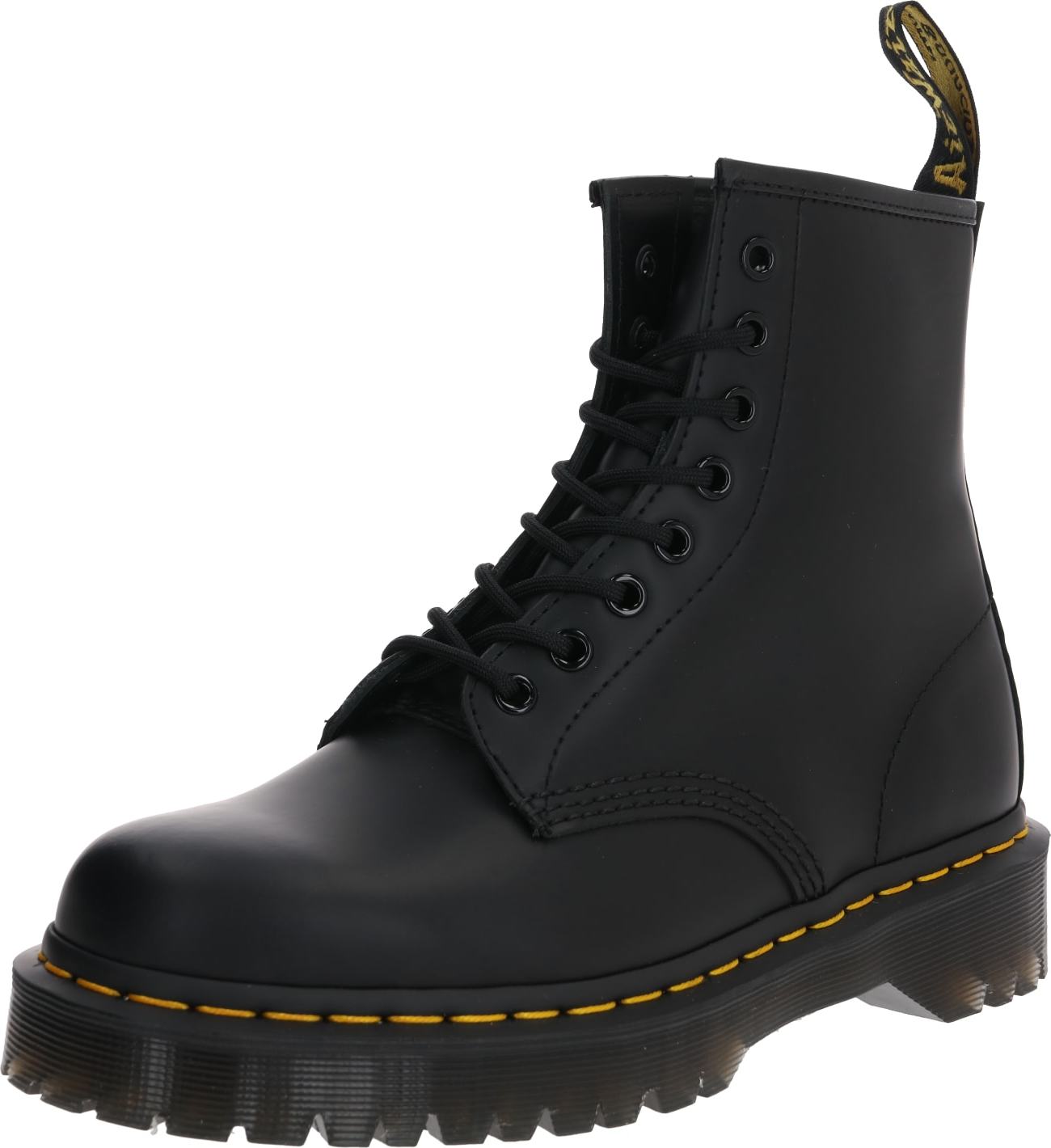 Dr. Martens Šněrovací kozačky '1460 Bex' tmavě žlutá / černá