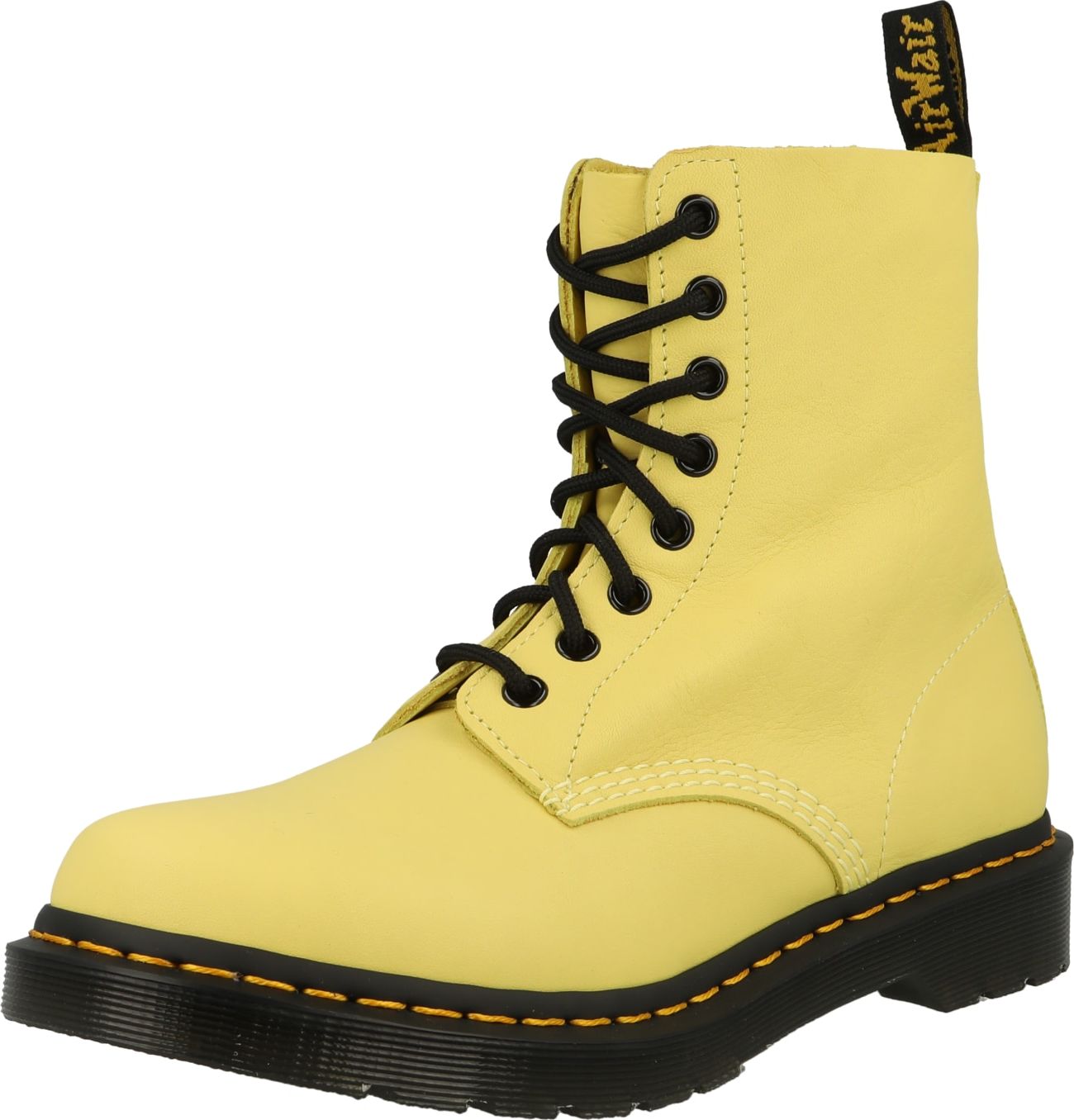 Dr. Martens Šněrovací kozačky 'Pascal' žlutá