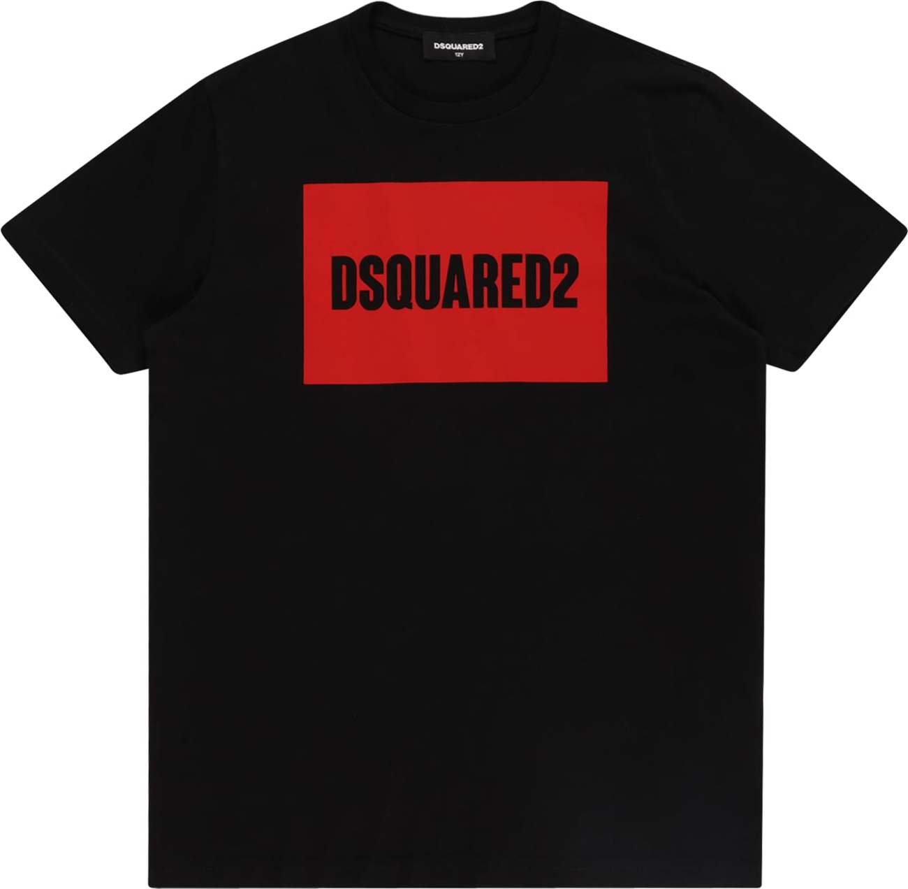 DSQUARED2 Tričko brusinková / černá