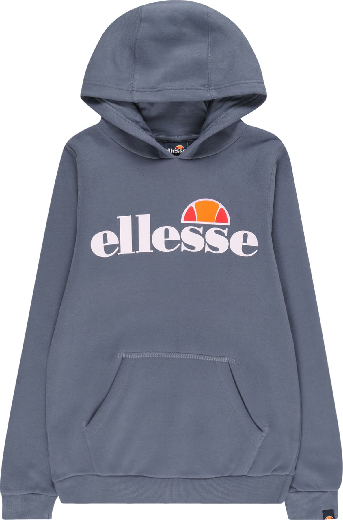 ELLESSE Mikina 'Jero' chladná modrá / oranžová / oranžově červená / bílá