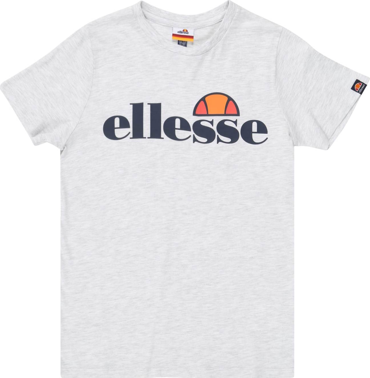 ELLESSE Tričko 'Malia' oranžová / světle červená / černá / bílá