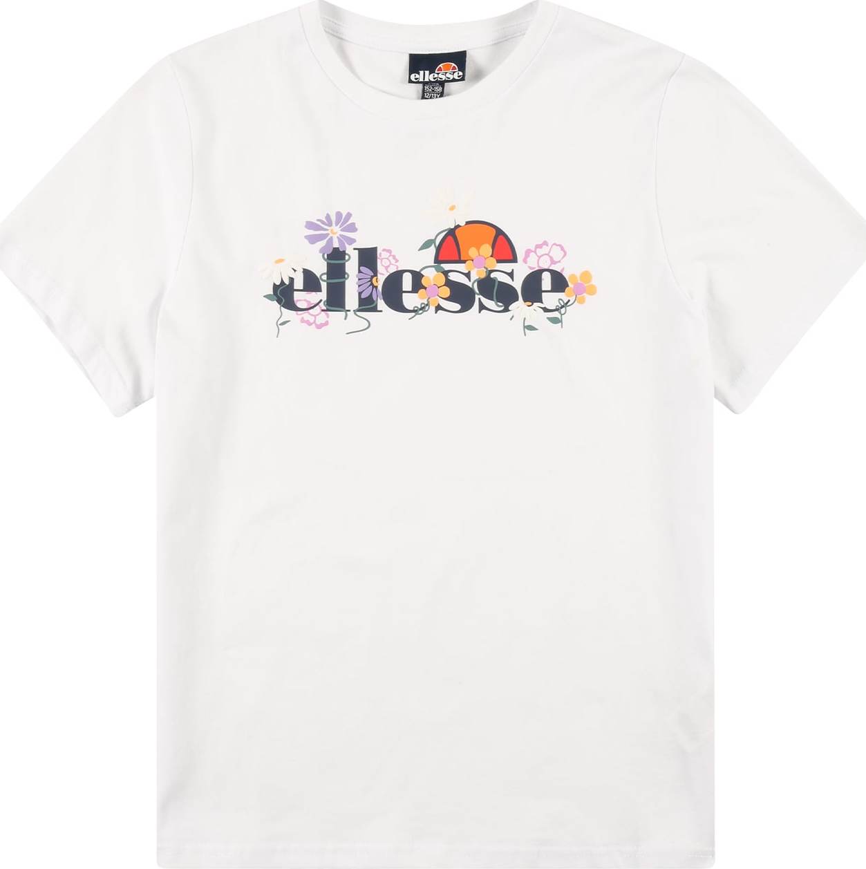 ELLESSE Tričko 'Parlare' námořnická modř / oranžová / červená / bílá