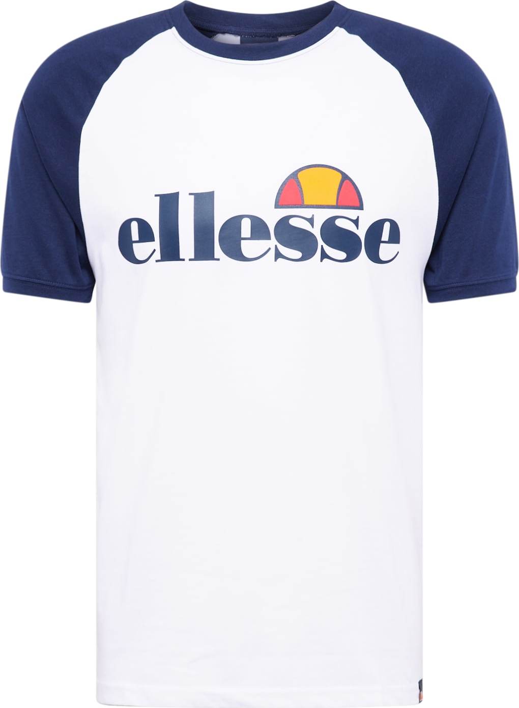 ELLESSE Tričko tmavě modrá / oranžová / červená / bílá