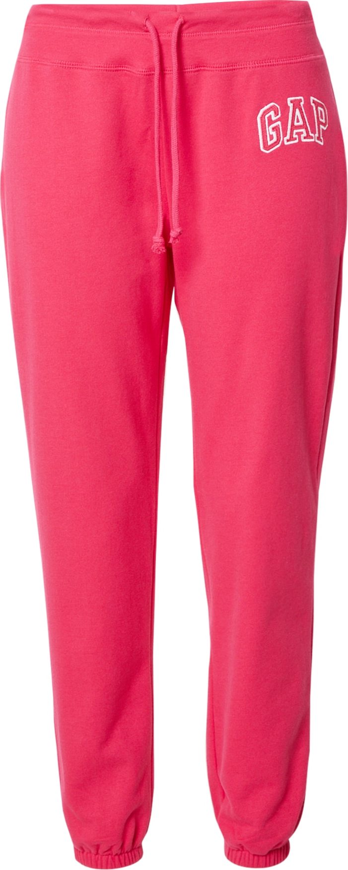 GAP Kalhoty pink / bílá