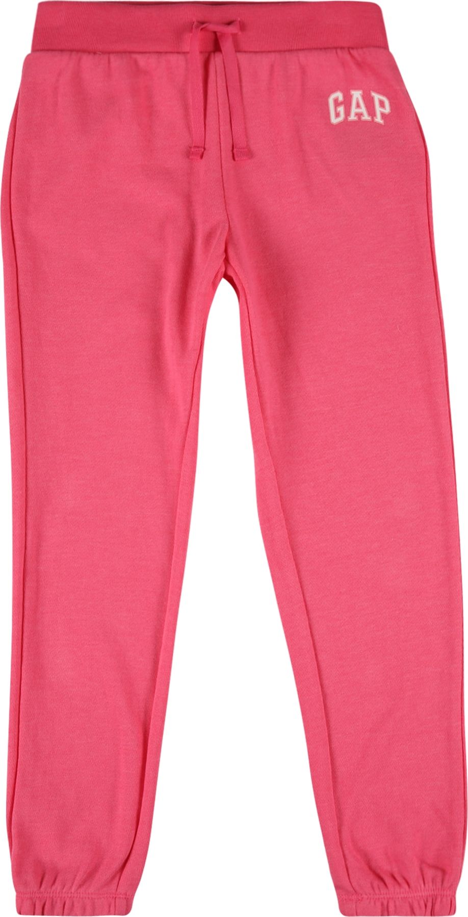 GAP Kalhoty pink / bílá