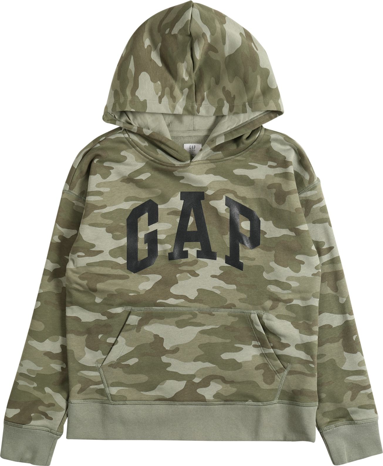 GAP Mikina khaki / olivová / černá