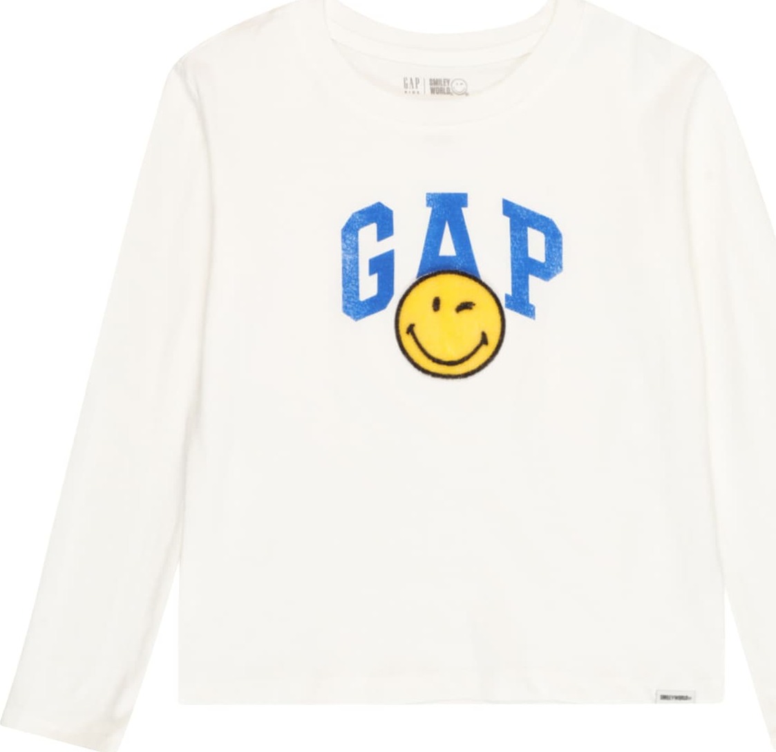 GAP Mikina 'SMILEY50 LS INTRV GR T - NOV' offwhite