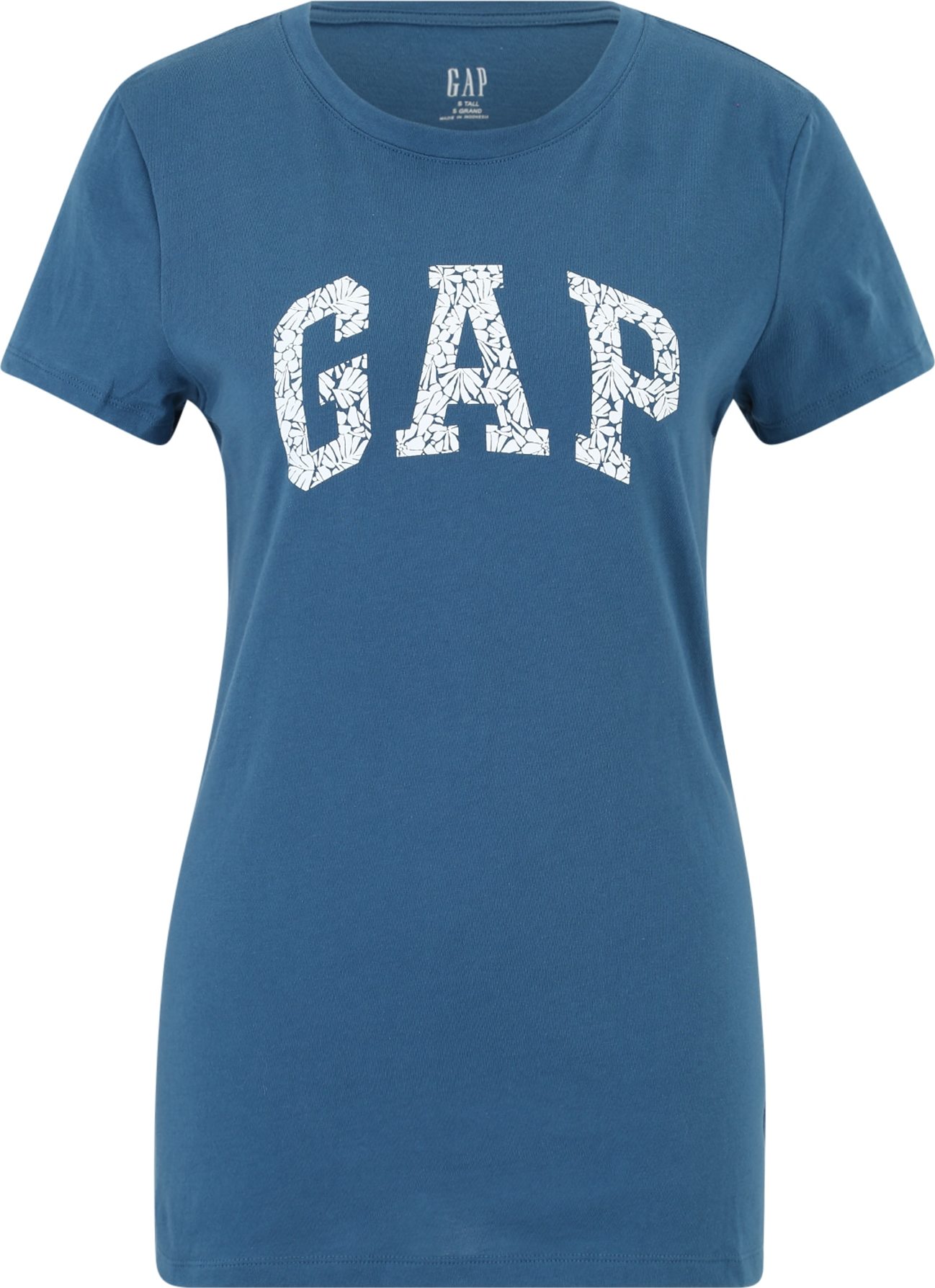 Gap Tall Tričko 'NOVELTY FILL' chladná modrá / bílá