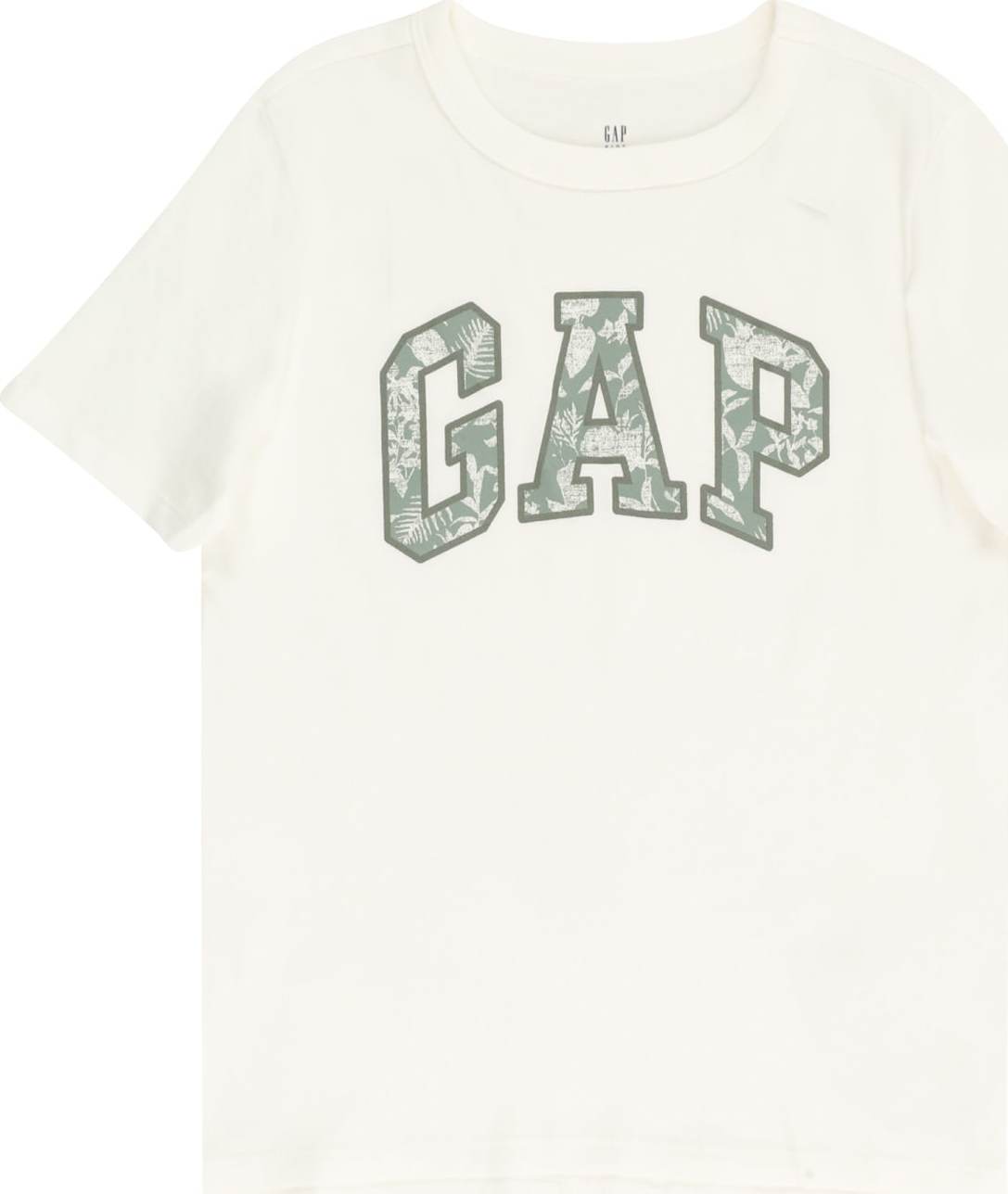 GAP Tričko khaki / offwhite