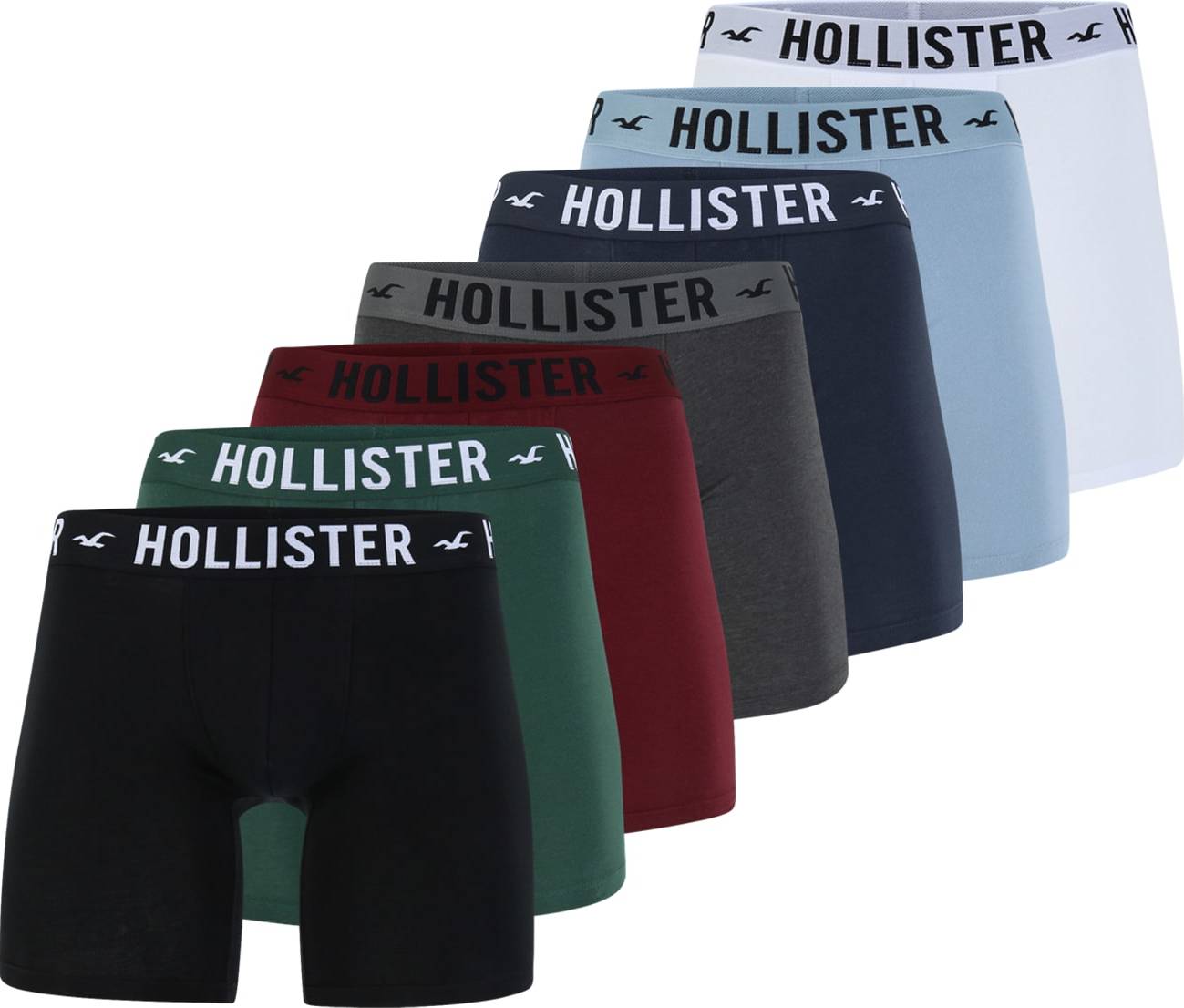 HOLLISTER Boxerky mix barev