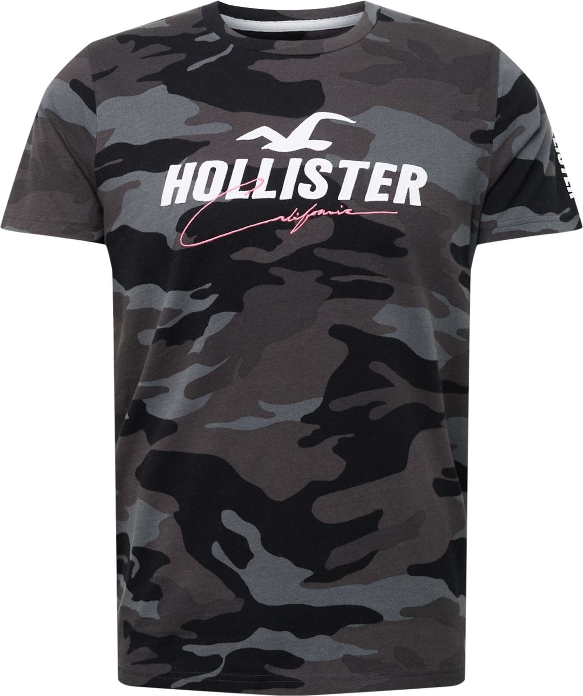 HOLLISTER Tričko mix barev / černá