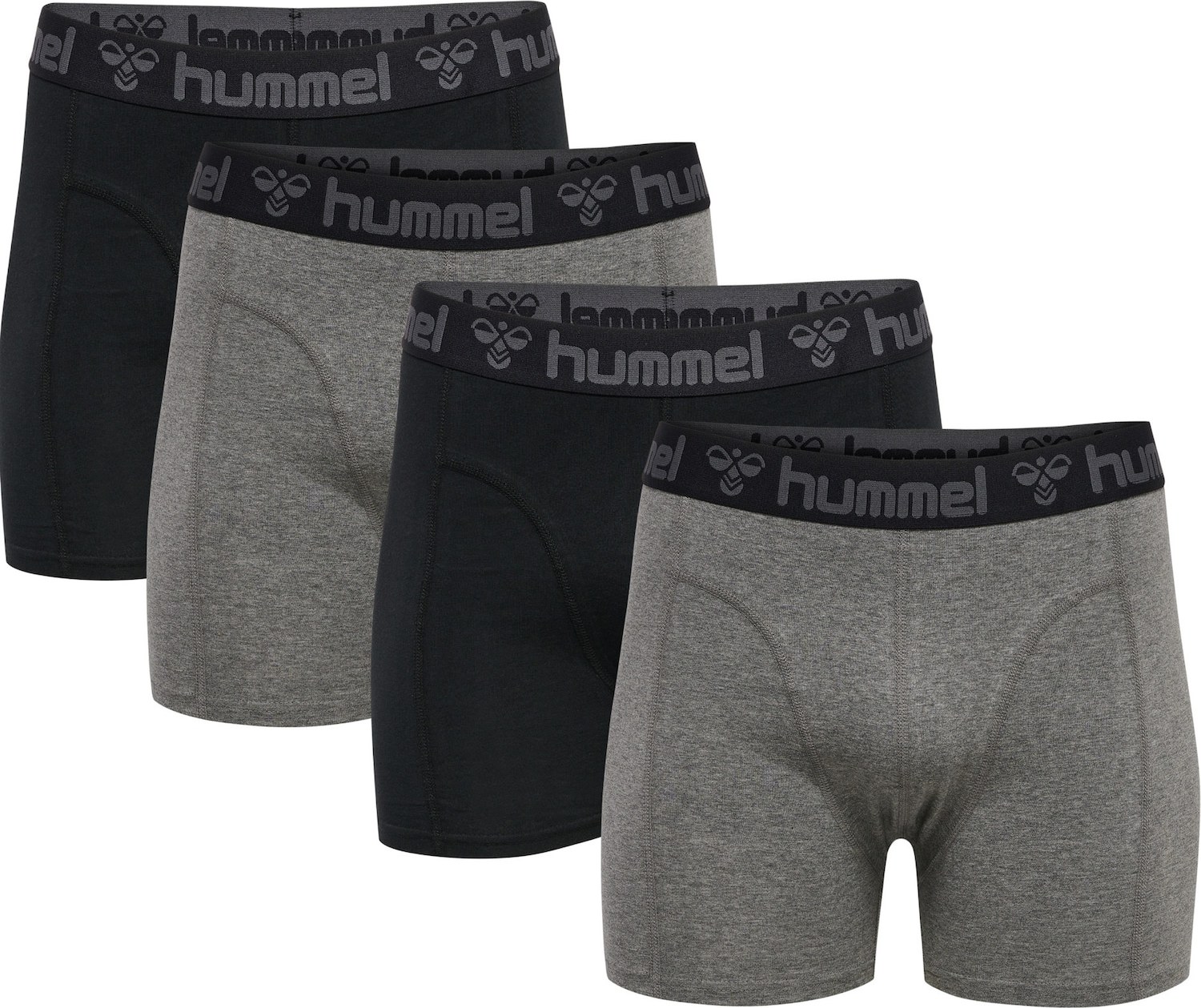 Hummel Boxerky 'Marston' šedá / šedý melír / černá