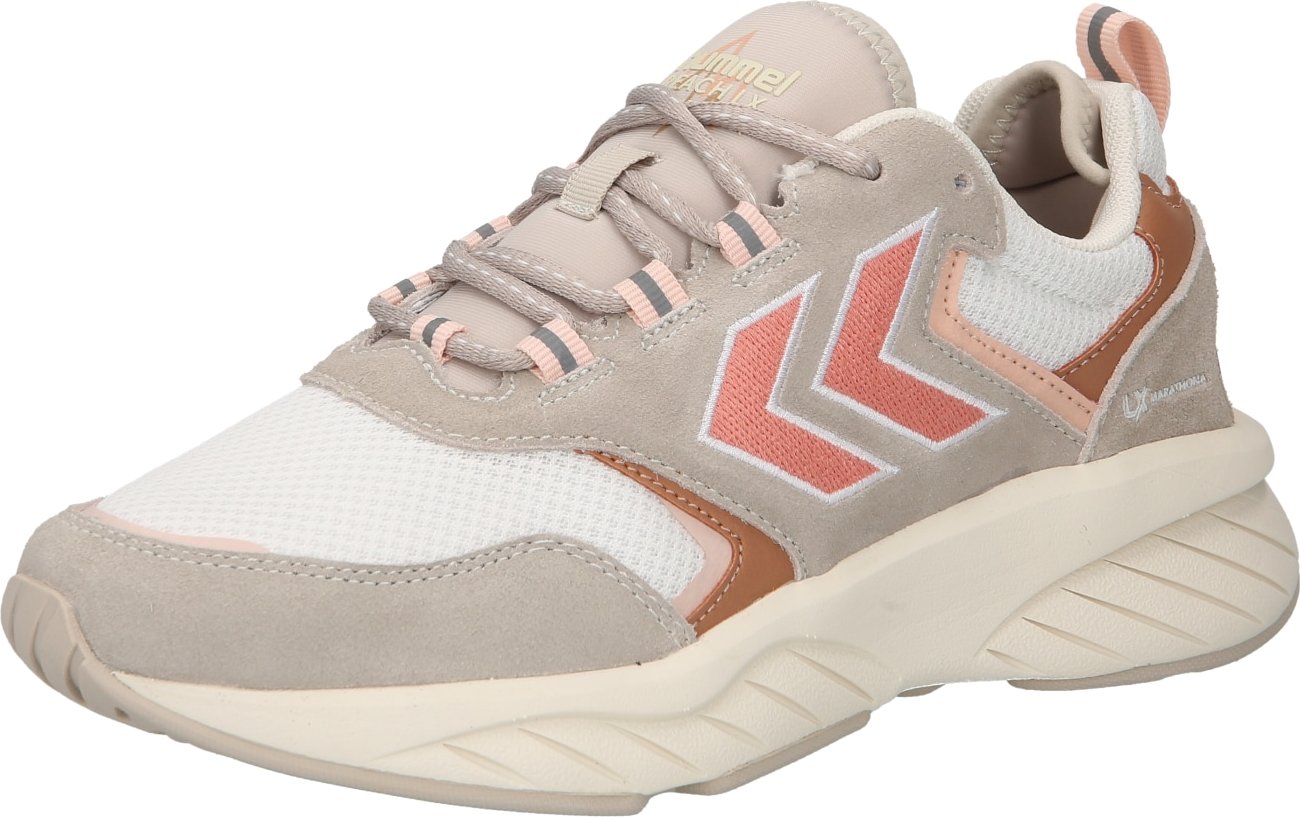 Hummel Sportovní boty 'Marathona Reach' béžová / pink / offwhite