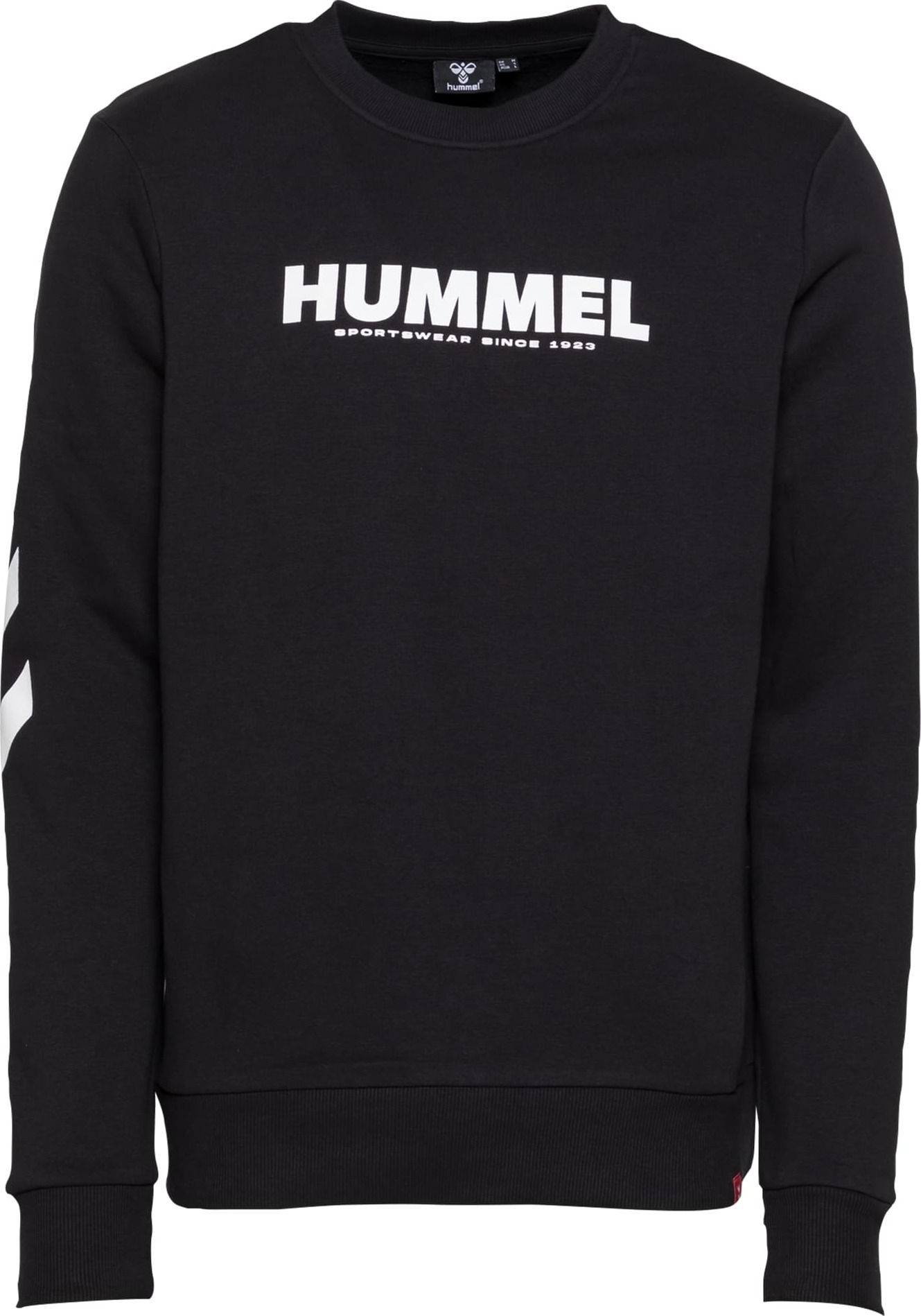 Hummel Sportovní mikina černá / bílá