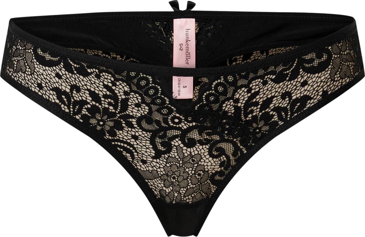 Hunkemöller Tanga 'Cardi' černá